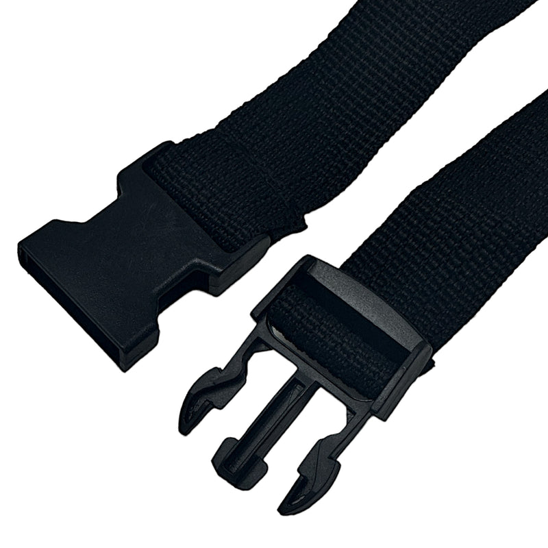 2Pcs 8 Inch Belt Extension Works with RAS Bum Bags 1003 1006 and 1013 Black