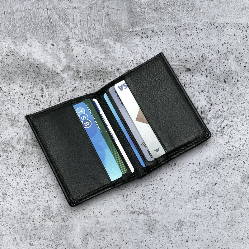 Small Minimalist Leather Wallet For Men Women, Credit Card Case Wallet RFID Blocking