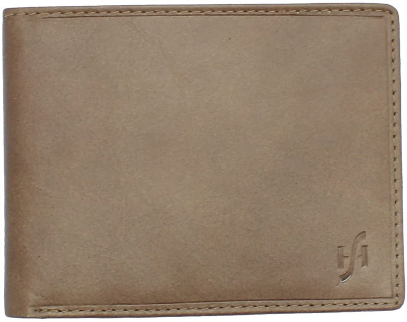 STARHIDE Mens Soft Genuine Leather Wallet 1140 Brown