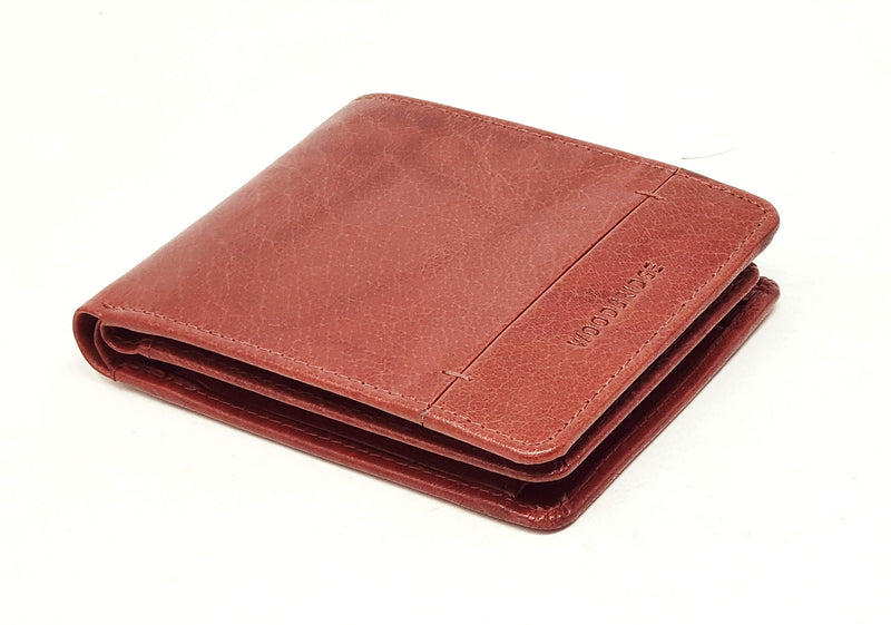 Woodbridge London Mens Leather Trifold Coin Pocket Wallet NC4002