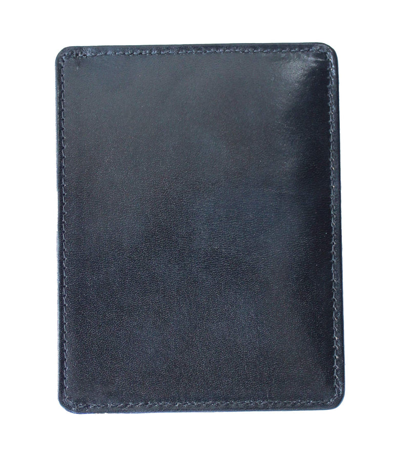 Ricco Front Pocket Genuine Italian Leather Thin Card Case Minimalist Wallet with RFID Blocking S11