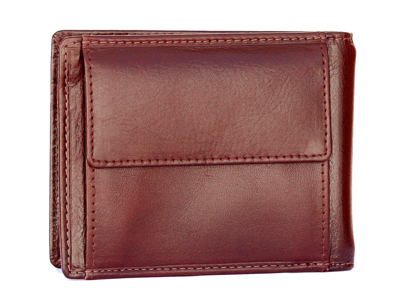 STARHIDE Mens Genuine Leather Slim Bifold Money Clip Cardholder Wallet 820