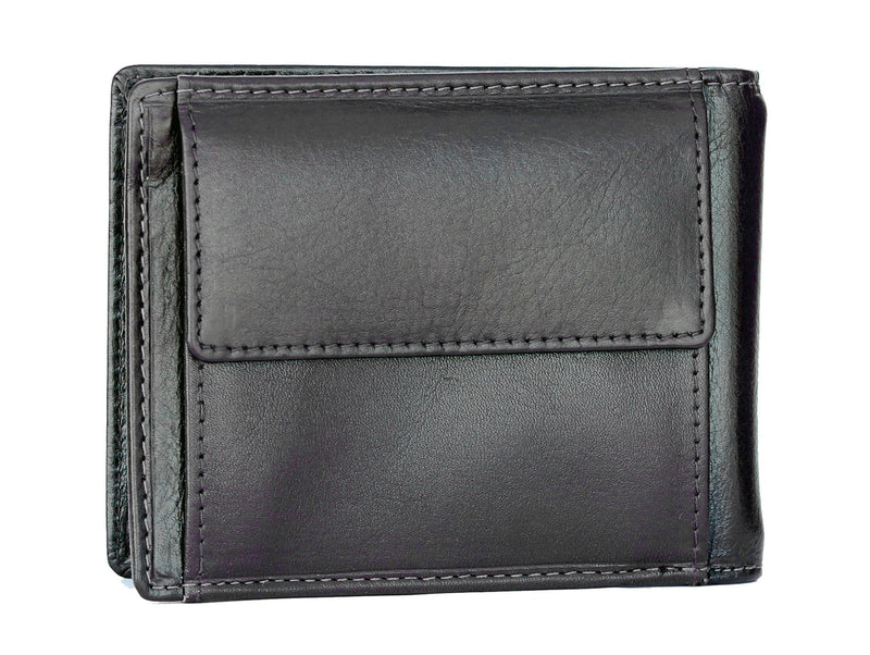 STARHIDE Mens Genuine Leather Slim Bifold Money Clip Cardholder Wallet 820